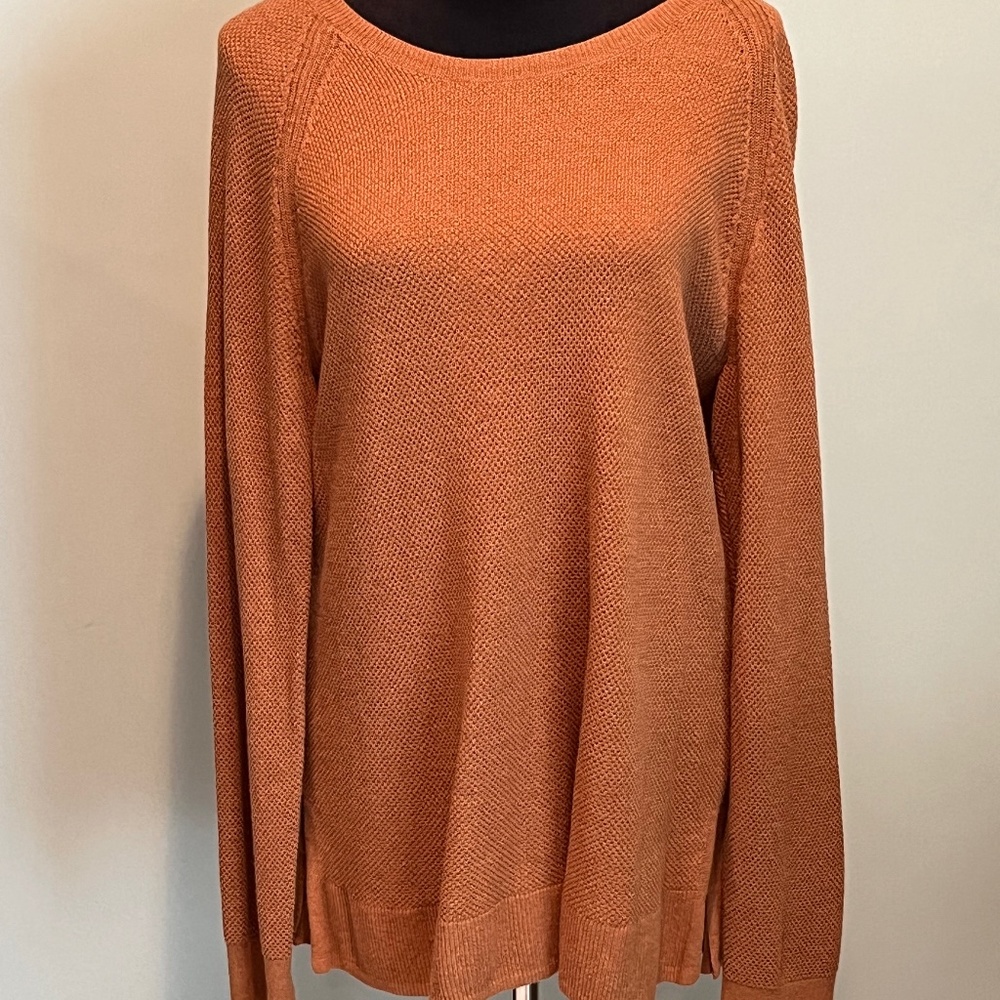 Gap Rusty Brown Pullover Crew Neck Sweater XL